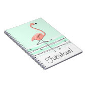 Flamant rose Aqua Fabulous ! carnet (Côté Droit)