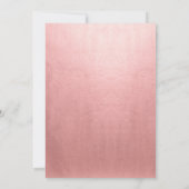 Flamant rose aquarelle Graduation Party Invitation (Dos)