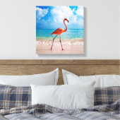 Flamant rose Art Toile (Insitu(Chambre))