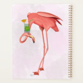Flamant rose avec Cocktail (Dos)