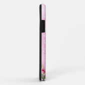 Flamant rose avec Coque de Couronne d'or coque iph (Dos/Droite)