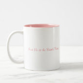 Flamant rose Beach Barre Mug (Gauche)