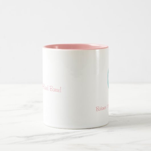Flamant rose Beach Barre Mug (Centre)