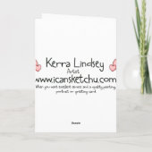 Flamant rose Bird Bonne année carte (Dos)