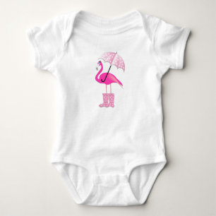 Flamant rose - Body bébé en jersey