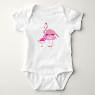Flamant rose - Body bébé en jersey