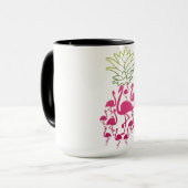 Flamant rose Bousseline mignonne | Cadeaux de Mug (Devant gauche)