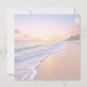 Flamant rose Bunny Ears vie Carte de Pâques (Dos)