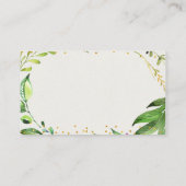 Flamant rose - Carte de rabat (Dos)