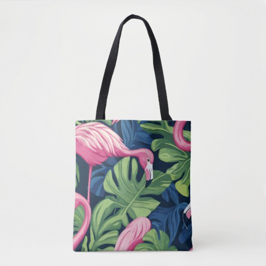 Flamant rose chic Sac fourre-tout (Devant)