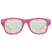 Flamant rose cool Retro Lunettes de soleil (Devant)