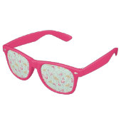 Flamant rose cool Retro Lunettes de soleil (Angulaire)