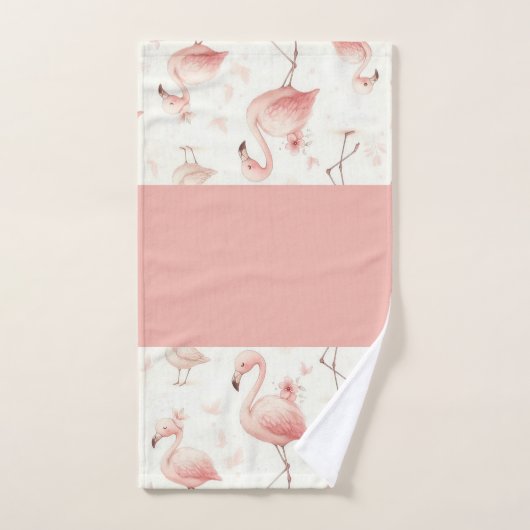 Flamant rose coupé (Serviette à main)
