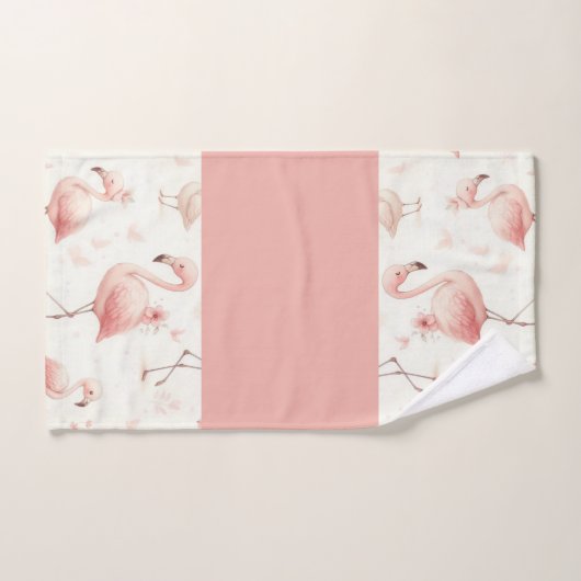 Flamant rose coupé (Serviette à main)