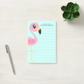 Flamant rose Cute Tropical Kids Post-it Notes (Bureau)