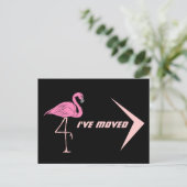 Flamant rose de carte postale J'ai déplacé Nouvell (Debout devant)