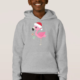 Flamant rose de Noël, Chapeau de Noël, Ornements d