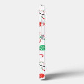 Flamant rose de Noël rouge coque ipad multiple (Verso / Gauche)