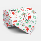Flamant rose de Noël rouge cravate multiple (Roulé)