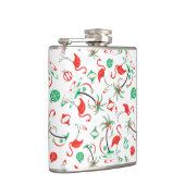 Flamant rose de Noël rouge Multi flacon petit (Droite)