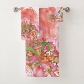 Flamant rose en Jungle Fleur - Motif d'été (En situation)