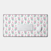 Flamant rose et pastèque Pastel Motif 2 (Clavier et souris)