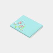Flamant rose Fandango Duo 2 post-it note (Incliné)