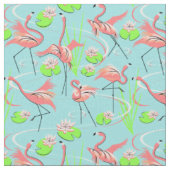 Flamant rose Fandango Multi tissu petit motif (Fermer)