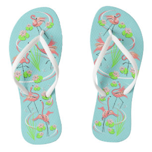 Flamant rose Fandango tongs