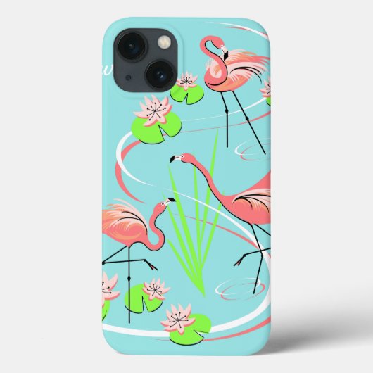 Flamant rose Fandango Trio Nom coque ipad (Verso)