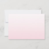 Flamant rose Fête des mariées rose tropicale Merci (Dos)