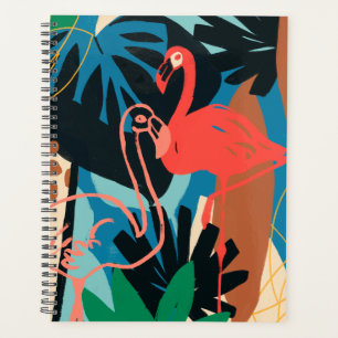 Flamant rose funky