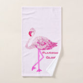 Flamant rose gloire (Serviette à main)