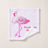 Flamant rose gloire (Gant de toilette)
