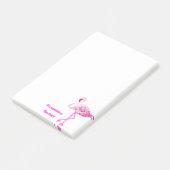 Flamant rose Glory Post-It Notes (Incliné)