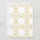 Flamant rose Invitation d'anniversaire (Dos)