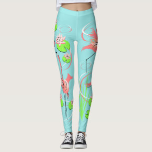 Flamant rose leggings Fandango Duo