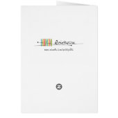 Flamant rose Love Large Moon texte Félicitations (Dos)