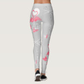 Flamant rose Love leggings (Dos)