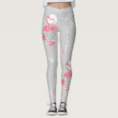 Flamant rose Love leggings (Devant)
