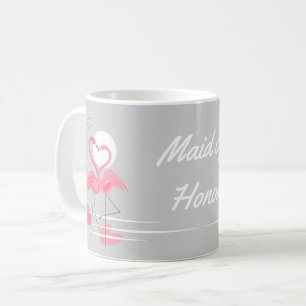 Flamant rose Love Maid of Honor mug