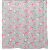 Flamant rose Love Multi rideau douche (Devant)