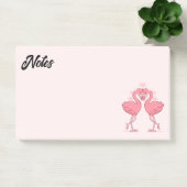 Flamant rose Love Post-it Notes (Bureau)
