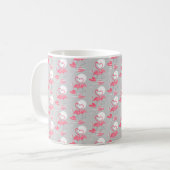 Flamant rose Love Tiled mug (Devant gauche)