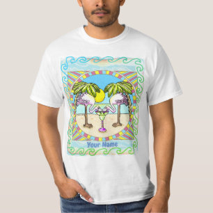 Flamant rose Margarita t-shirt personnalisé