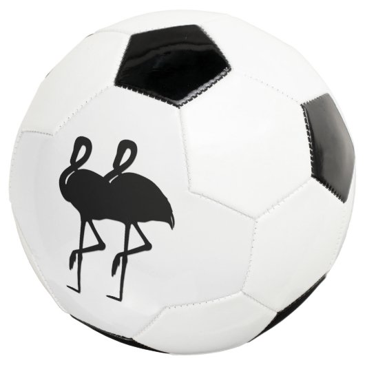 Flamant rose noir et blanc (3/4)