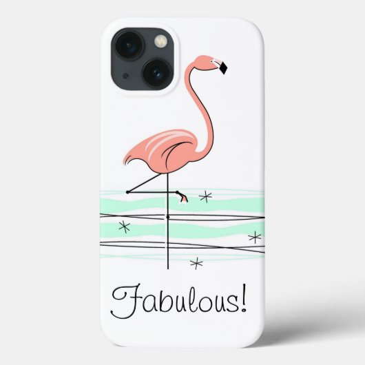 Flamant rose Océan "Fabuleux !" iPad Mini coque (Verso)