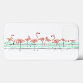 Flamant rose Ocean Line iPad Mini coque (Verso (horizontal))