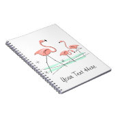 Flamant rose Ocean Trio 2 carnet texte (Côté Droit)