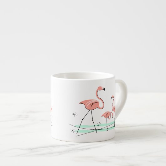 Flamant rose Ocean Trio 2 espresso mug (Devant droit)